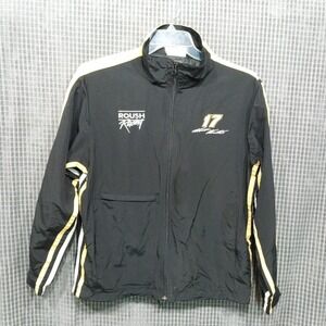 Roush Racing Jacket Matt Kenseth 17 NASCAR Team Caliber Mens Windbreaker S Black